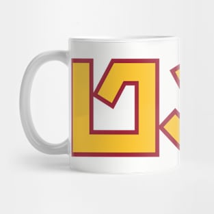 USC in Aurebesh (Gold Variant) Mug